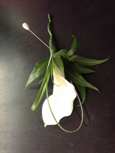 Calla Buttonhole