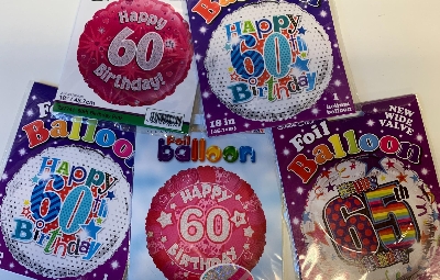 60 Helium Balloon