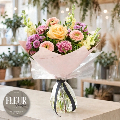 Hand tied bouquet made from our finest flowers