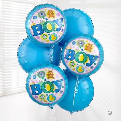 Baby Boy Balloon Bouquet