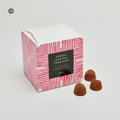 .200g Cocoa Dusted Truffles with Salted Caramel Flavour