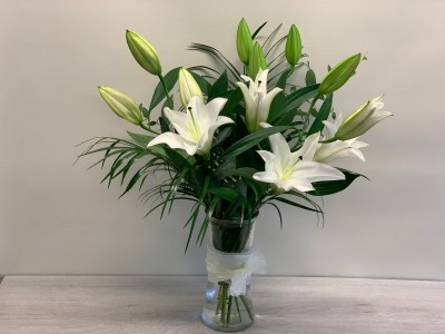 Lily Vase White