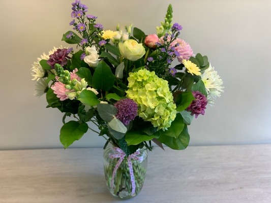 Pastel Perfection Vase Arrangement