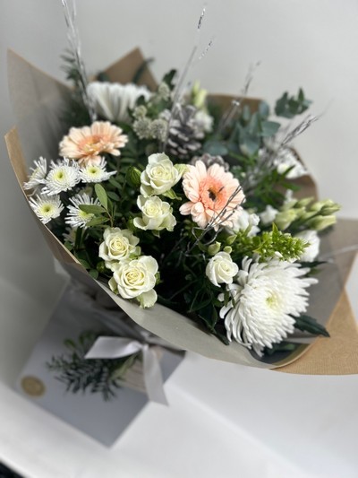 Winter Whites Hand Tied Bouquet