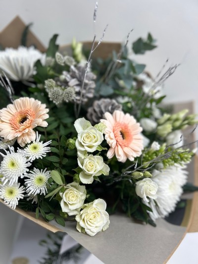 Winter Whites Hand Tied Bouquet