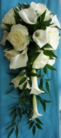 Avalanche Rose and Calla Shower Bouquet