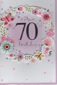 Card Birthday 70 F IG