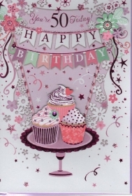 Card Birthday 50 F IG