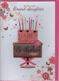 Card Birthday Grand daughter IG