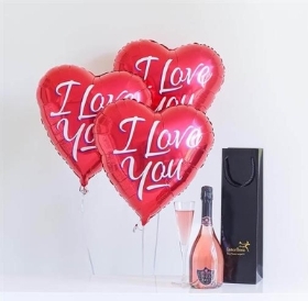 Love Balloons and Prosecco Gift Set