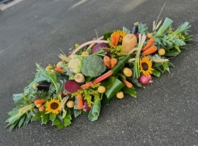 Vegetable Casket Spray